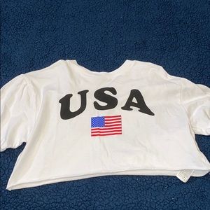 USA crop top